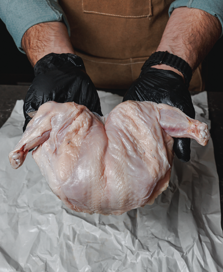 Joyce Farms Poulet Rouge Semi Boneless Chicken